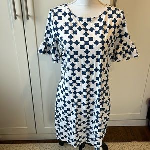 Sailor sailor navy and white dress
